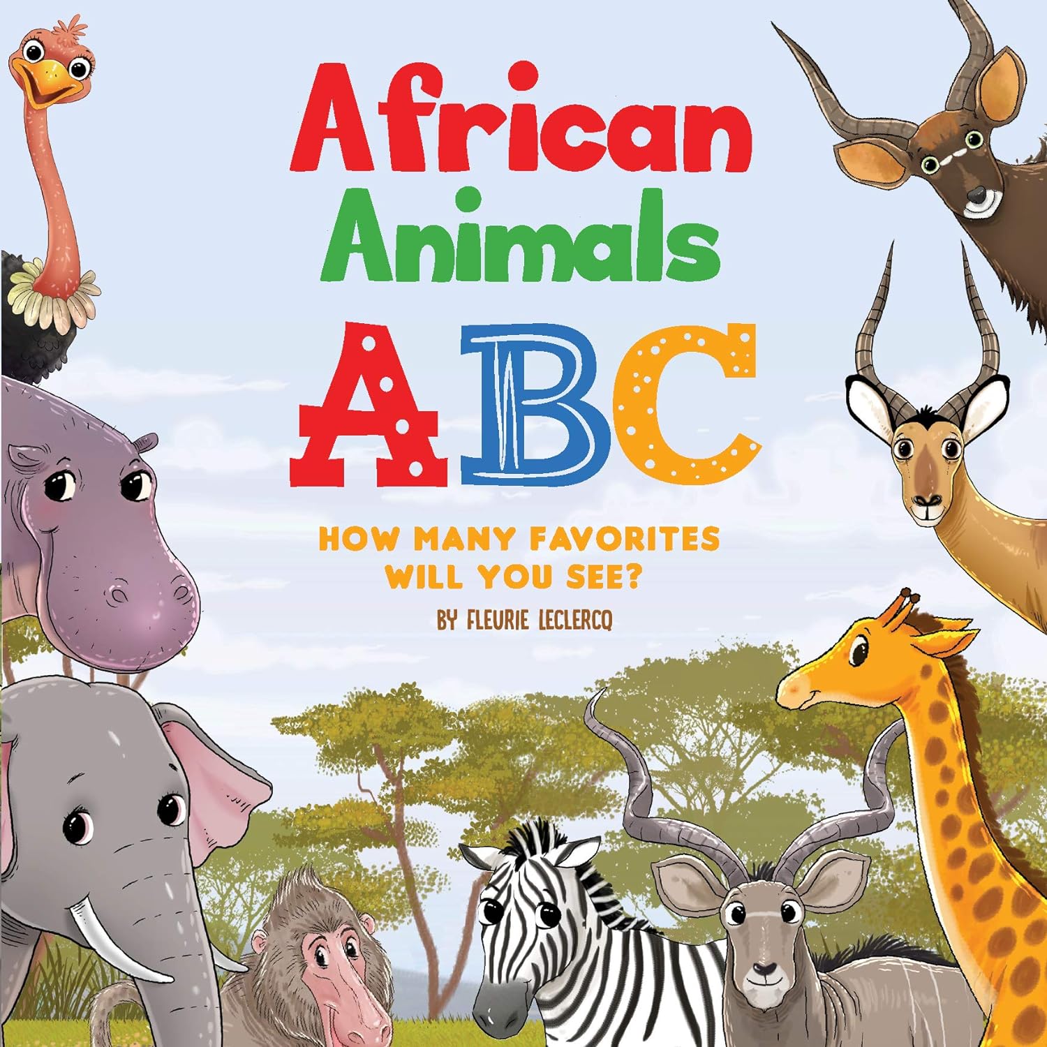 African Animals ABC: How many favorites will you see?